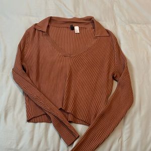 Kit long sleeve crop top